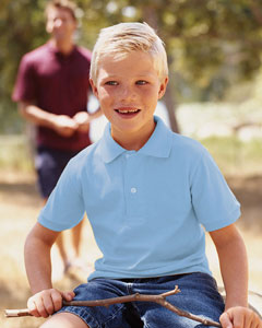 Jersey and Cotton Kids Golf Shirts