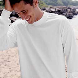 Gildan Mock Turtleneck and Gildan Long Sleeve Shirts