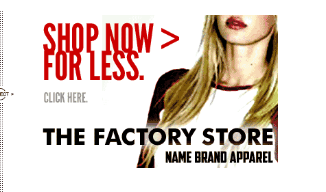 Shop The Factory Store at Name Brand Apparel