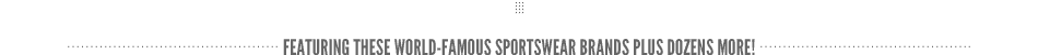 Learn more about the best sportswear and apparel brands in the world
