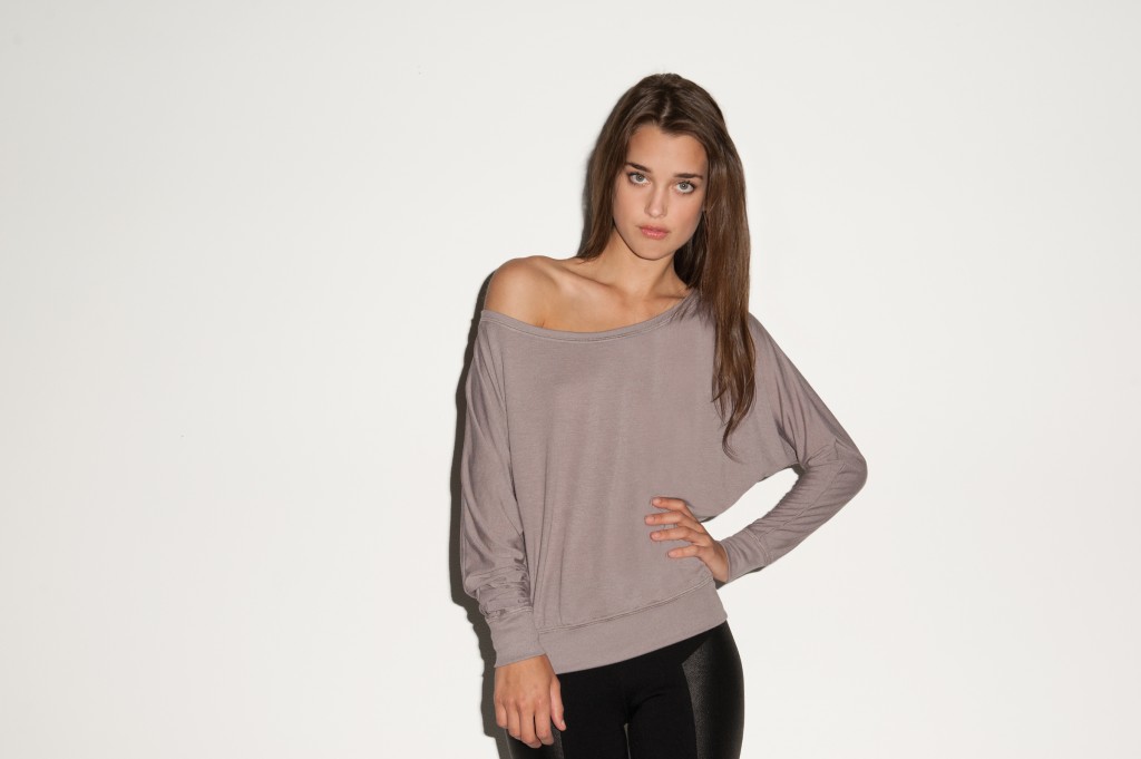 Bella Drop Neck Long Sleeve Tee