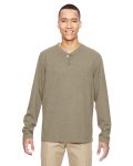 Ash City - North End Men's Excursion Nomad Performance Waffle Long-Sleeve Henley 88221