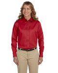 Harriton Ladies' Easy Blend™ Long-Sleeve Twill Shirt with Stain-Release M500W